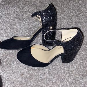 Glittery heels
